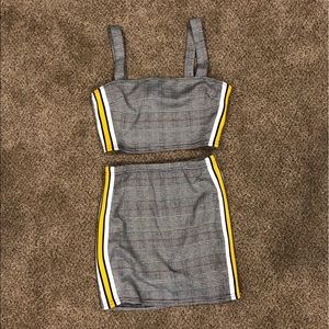 F21 set top and skirt